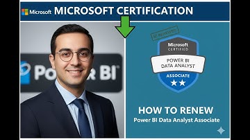 How to renew your Microsoft certification of Power BI Data Analyst Associate PL300?