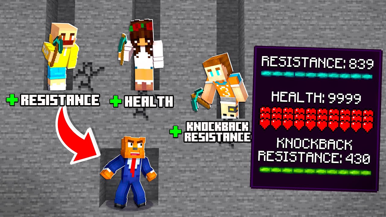 Minecraft Manhunt, But The Hunters Weapons Increase My EVERYTHING