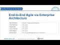 End-to-End Agile Architecture: A Nationwide Insurance Perspective [Enterprise Architecture]