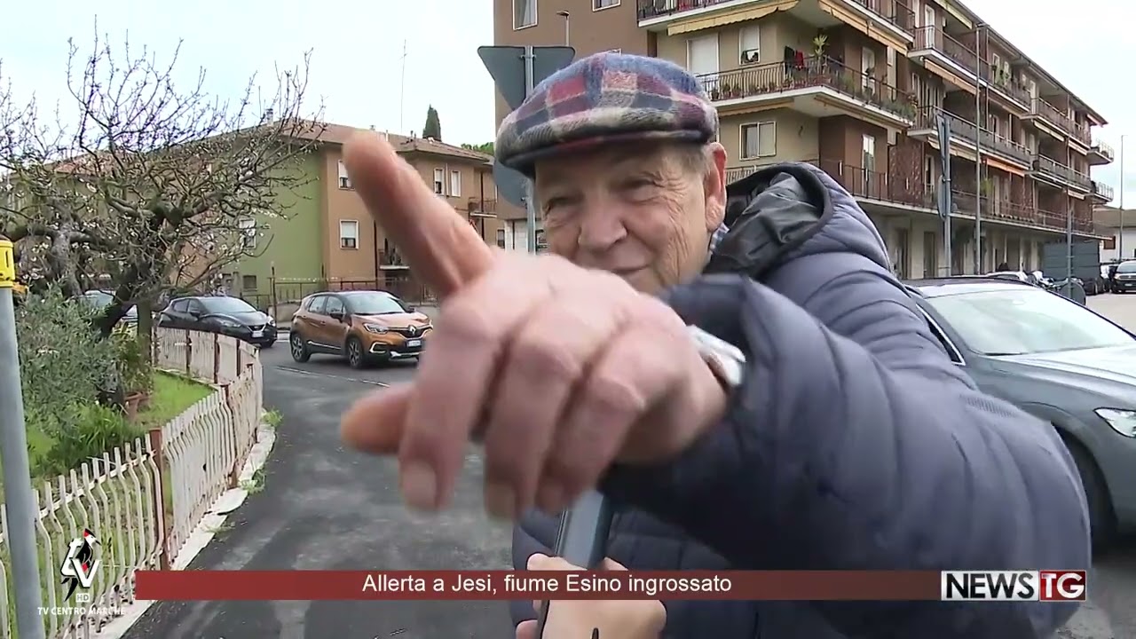 Allerta a Jesi, fiume Esino ingrossato