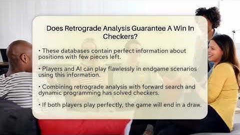 Does Retrograde Analysis Guarantee A Win In Checkers? - The Board Game Xpert