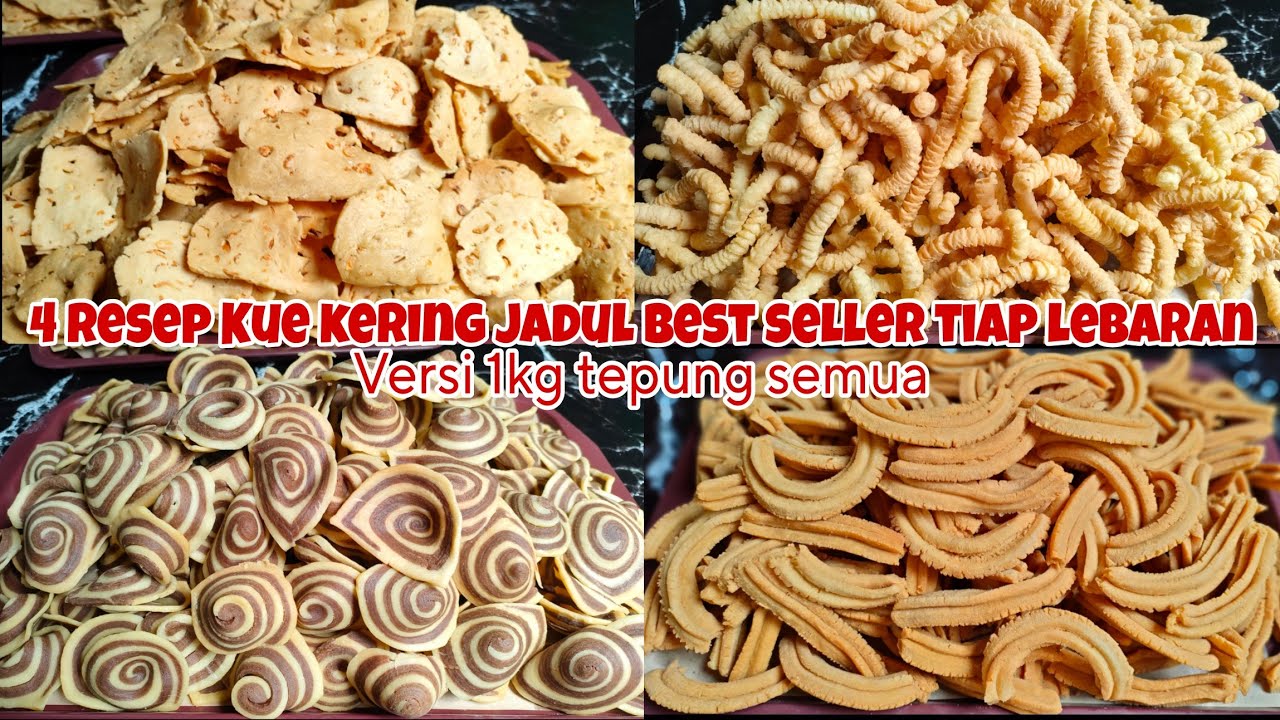 PALING LARISSS‼️4 RESEP KUE KERING JADUL YANG SELALU JADI REBUTAN PELANGGANKU TIAP TAHUN
