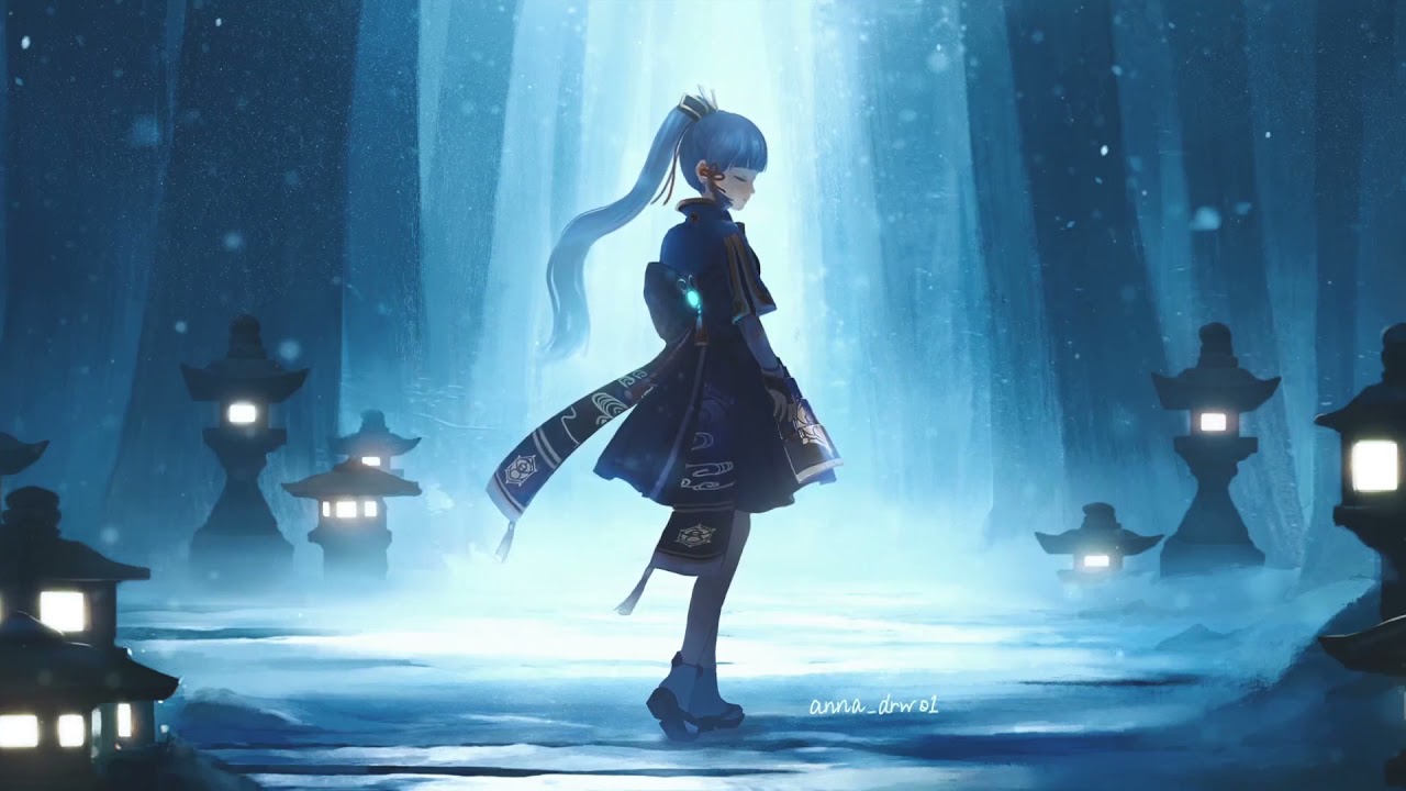 Genshin Impact - Ayaka [ Live Wallpaper ] - YouTube