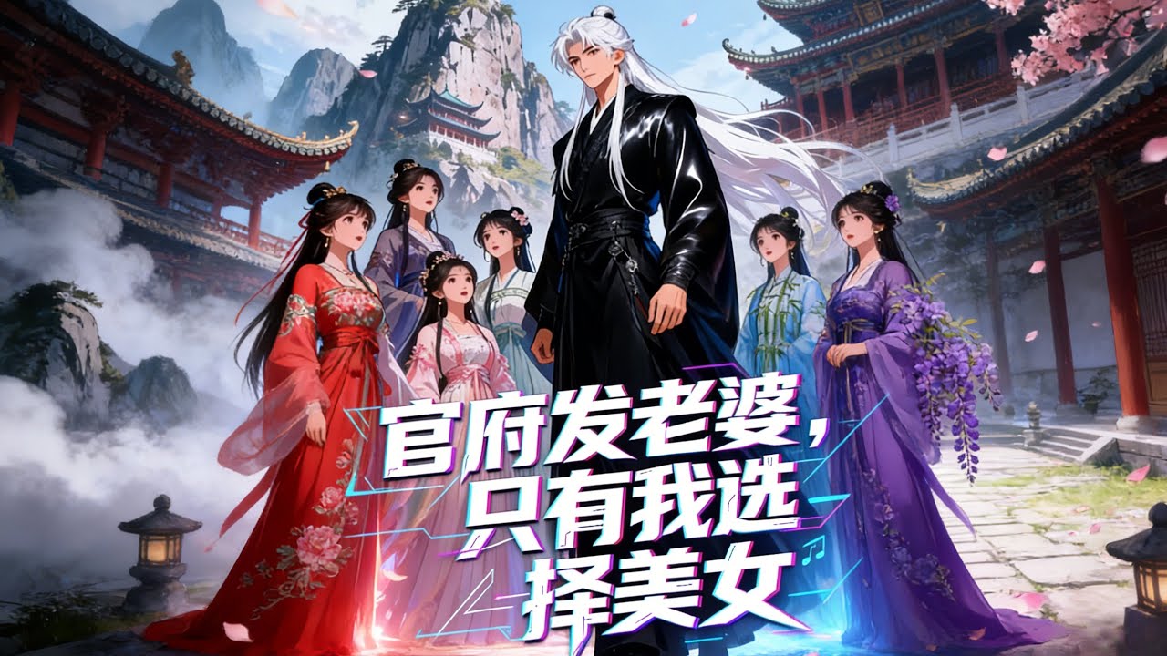 【FULL】《官府发老婆，只有我选择美女》强制配婚选了三个病秧子？众人笑我绝后，我却靠宠妻系统奖励拿到手软！#原创动画 #漫画 #中文全集