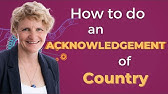 Acknowledgement Of Country Youtube