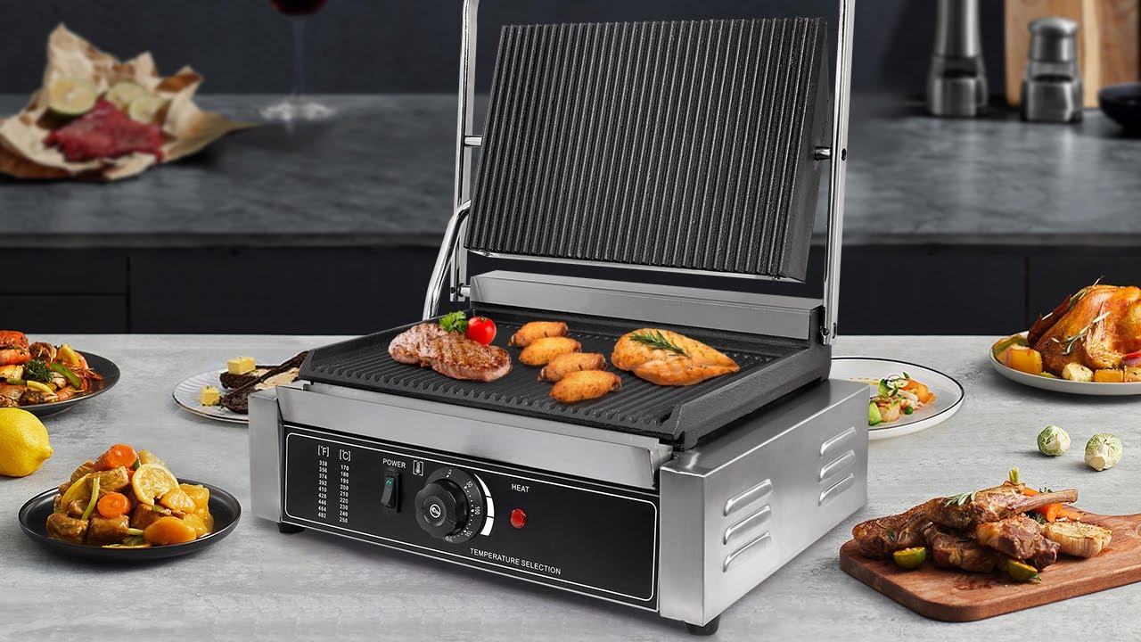 2200W Commercial Panini Press, Panini Maker