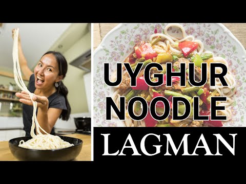 Video: Uigūrų Lagmanas: Sriuba Valgoma šakute