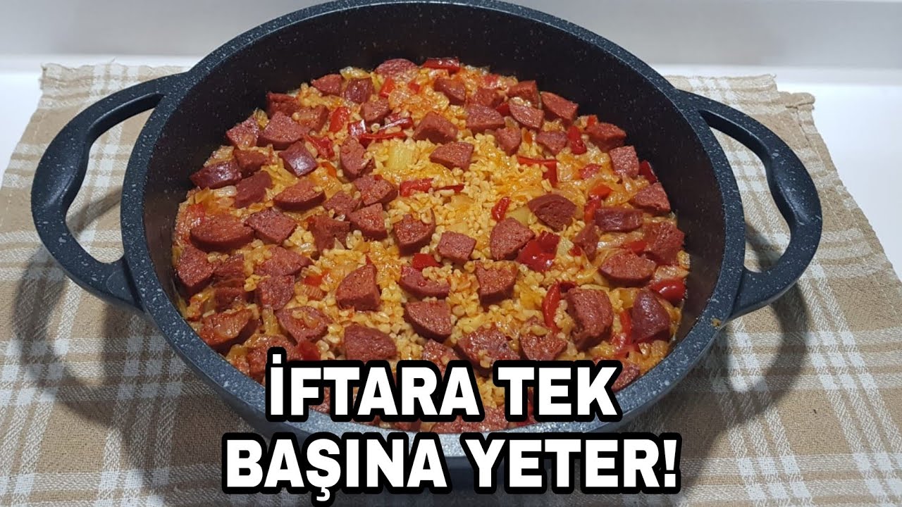 İFTARA TEK BAŞINA YETER‼ SUCUKLU PATATESLİ BULGUR PİLAVI ???? BU PRATİK YEMEĞE BAYILACAKSINIZ ????