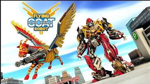 Flying Goat Robot Transformation | Car Robot Transform | LA LA Games