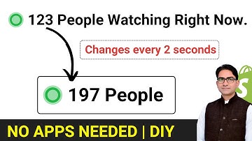 How to Show Live Visitors Shopify Store without Apps for Free