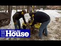 How to Split Logs for Firewood | This Old House