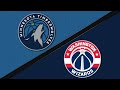 Washington Wizards Vs Minnesota Timberwolves Game Highlights 
