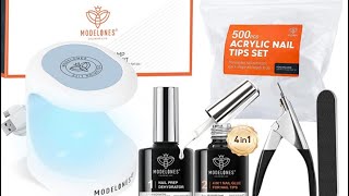Modelones Acrylic Nail Tips (Amazon Review)- Gel X Dupe