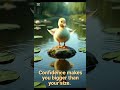 motivational video: confidence Makes You Bigger🦆 #motivation #inspiration #shorts #usa #viral