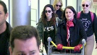 Kristen Stewart Arrives At Charles De Gaulle Airport In Paris
