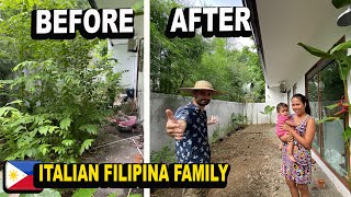 ABANDONED HOUSE BACKYARD MAKEOVER ITALIAN FILIPINA FAMILY IN THE PHILIPPINES