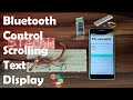 Scrolling Text Led Matrix Display Arduino HC05 Bluetooth | MIT App Inventor | MAX7219 Arduino
