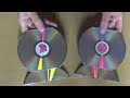 2 Idéias LIDISSIMAS com CDs velhos / DIY aRTESANaTO  dECORATIVO com CDs Velhos