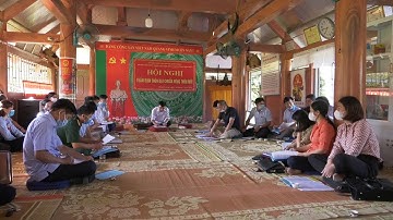 Kiểm tra, thẩm định thôn Cốc Mốc đạt chuẩn nông thôn mới năm 2021.