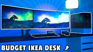 Building This EPIC Ikea Streaming \/ Gaming Desk Setup!