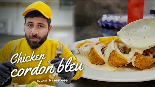 Chicken cordon bleu recipe | How make chicken cordon bleu at home | Haseebee