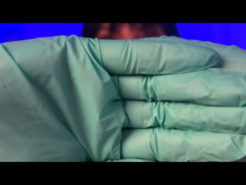 ASMR Covering Your Mouth With Latex Gloves The Quiet Game 