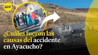 Vocero de Sutran se pronuncia tras accidente en Ayacucho