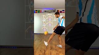 Messi Vs Lewandowski ⚽️😳👀 Tic-Tac-Toe 😍 #Patrickbfree #Apfreestyle #Messi #Lewandowski #Shorts