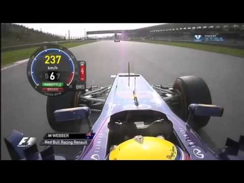 F1 2013 - Malaysia - Webber Finger