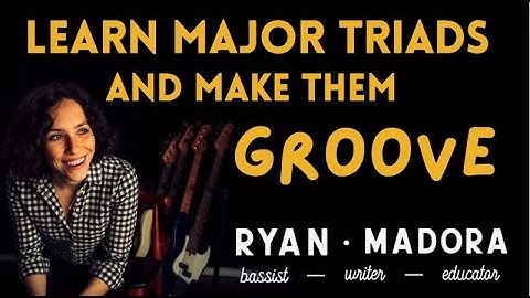 Learn Major Triads and Make Them Groove On The Bass: One-Four-Five Chord Progression in A Major