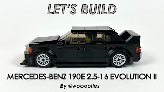 Let's Build! LEGO Mercedes-Benz 190 E 2.5-16 Evolution II