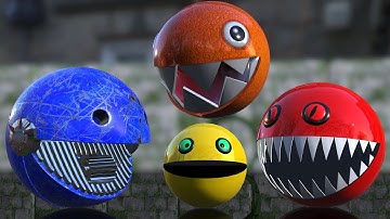 Pacman Vs Robot Vs Monster Vs Chain Chomp