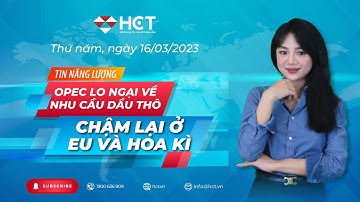 TIN NĂNG LƯỢNG 16.3.2023 | OPEC LO NGẠI VỀ NHU CẦU DẦU THÔ CHẬM LẠI Ở EU VÀ HOA KÌ | HCT