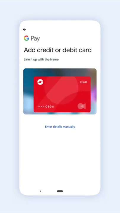 Add a credit or debit card to Google Wallet on your mobile device