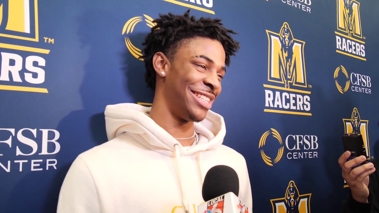Racers Basketball Ja Morant Post Jersey Retirement Press Conference
