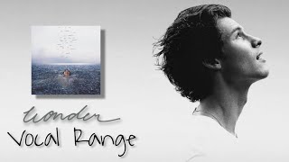 SHAWN MENDES "Wonder" Vocal Range | A2 - D5 - G#5!! #VRFriday