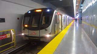 TR 5801-5806 arriving and departing Pioneer Village (Steeles West) Station