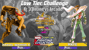 Marvel vs Capcom 2 (DC): ONLINE vs ARCADE: MAHVEL_WARRIOR_R vs MKFE Ft 3:. 21.11.25  🔥🔥🔥
