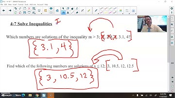 4-7 Solve Inequalities