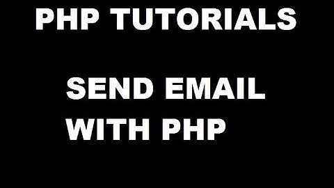 How to Send Email with PHP