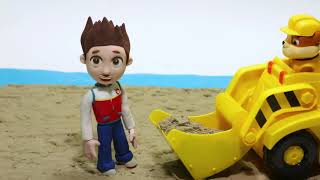 Paw Patrol Playing In The Sand Castles Superhero Babies Cartoons Play Doh Stop Motion   Vengatoon