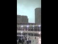 نشيد صلى عليك الله يا خير الورى مع منظر من مكه ممطر 