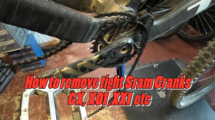 How to remove tight Sram GX or X01 Cranks #srameagle #sramgx