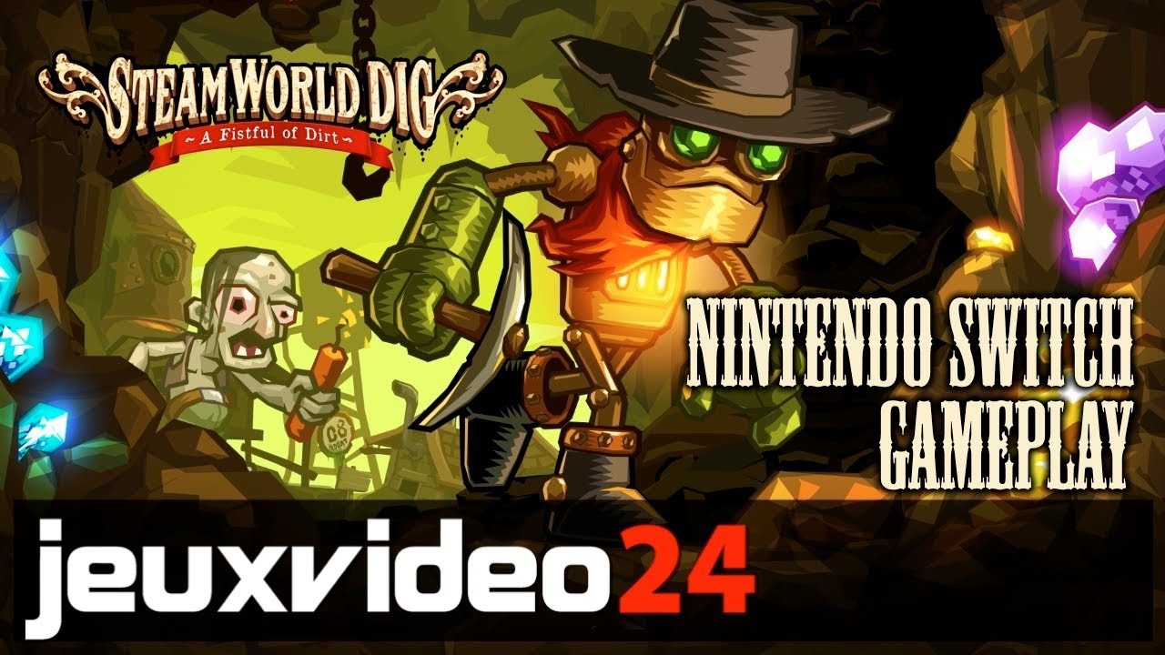 Steamworld Dig Nintendo Switch Gameplay - 