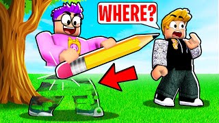 HIDE AND SEEK DRAWING CHALLENGE In ROBLOX DOODLE TRANSFORM!? (EXTREME ROBLOX HIDE AND SEEK!)