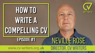 How to write a CV [and make it compelling]