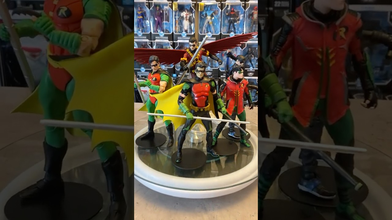 Custom McFarlane DC Robin Figure  Showcase  Review 