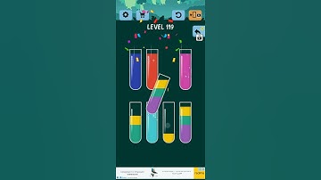 Water Color sort game level 119 |water color 119 | water sort game 119 | #watercolor #watersortgame