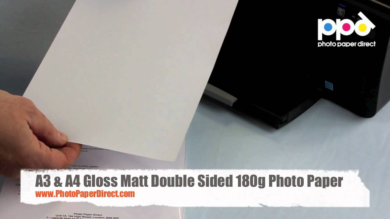 50 Sheets Inkjet Matte Photo Paper Matt High Resolution a4 by 185gr 