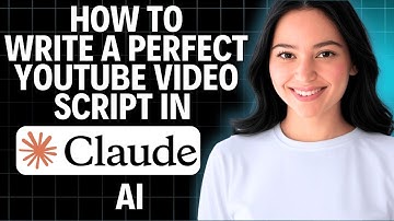 How To Write A Perfect YouTube Video Script With Claude Ai 2025 (Quick Guide)